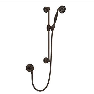 Rohl 1301ETCB - Handshower Set With 22" Slide Bar and Single Function Handshower