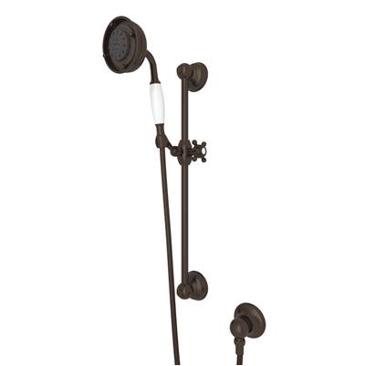 Rohl 1310TCB - Handshower Set With 22" Slide Bar and 3-Function Handshower