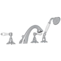 Rohl A1464LPAPC - Acqui® 4-Hole Deck Mount Tub Filler