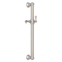 Rohl 1271STN - 24" Grab Bar With Sliding Handshower Holder