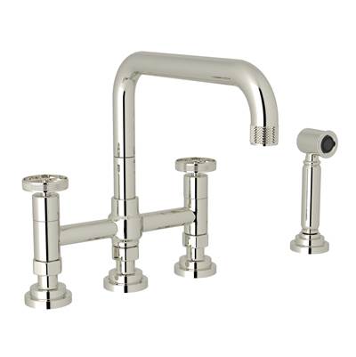 Rohl A3358IWWSPN-2 - Campo™ Bridge Kitchen Faucet With Side Spray