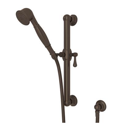 Rohl 1282TCB - Handshower Set With 24" Grab Bar and Single Function Handshower