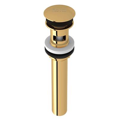 Rohl 5447IB - Lavatory Push Drain With Overflow