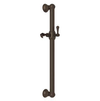 Rohl 1271TCB - 24" Grab Bar With Sliding Handshower Holder