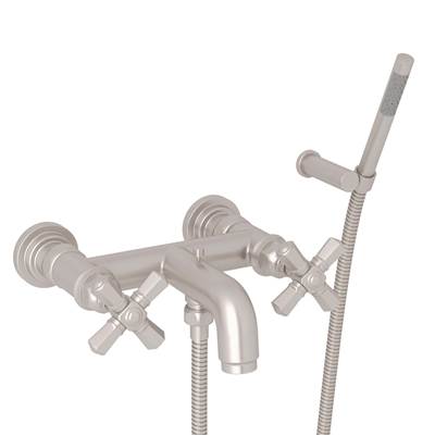 Rohl A2302XMSTN - San Giovanni™ Exposed Wall Mount Tub Filler