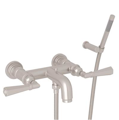 Rohl A2302LMSTN - San Giovanni™ Exposed Wall Mount Tub Filler