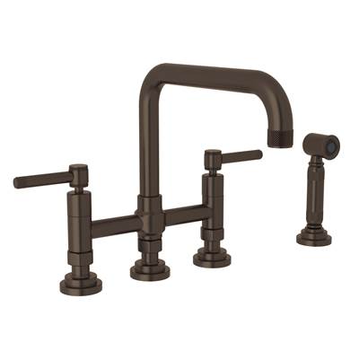 Rohl A3358ILWSTCB-2 - Campo™ Bridge Kitchen Faucet With Side Spray