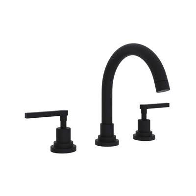 Rohl A2228LMMB-2 - Lombardia® Widespread Lavatory Faucet With C-Spout