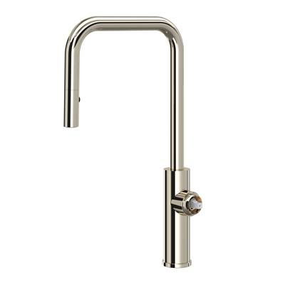 Rohl EC56D1PN - Eclissi™ Pull-Down Kitchen Faucet With U-Spout - Less Handle