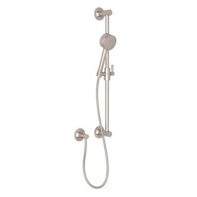 Rohl MB2046STN - Graceline® Handshower Set With 24" Slide Bar and 5-Function Handshower