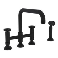 Rohl A3358IWWSMB-2 - Campo™ Bridge Kitchen Faucet With Side Spray