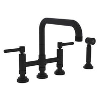 Rohl A3358ILWSMB-2 - Campo™ Bridge Kitchen Faucet With Side Spray