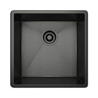 Rohl RSS1515BKS - Forze™ 15" Single Bowl Stainless Steel Kitchen Or Bar/Food Prep Sink