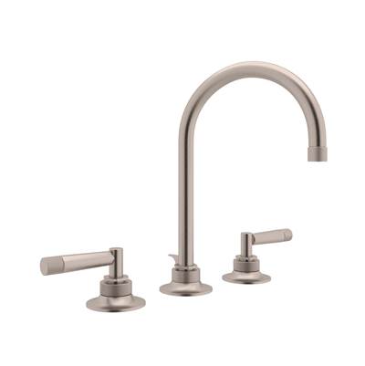 Rohl MB2019LMSTN-2 - Graceline® Widespread Lavatory Faucet With C-Spout