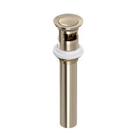 Rohl 0127DOFSTN - Lavatory Push Drain With Overflow