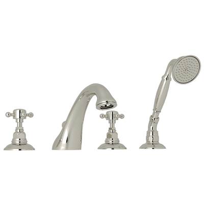 Rohl A1464XMPN - Acqui® 4-Hole Deck Mount Tub Filler