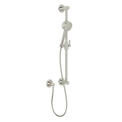 Rohl MB2046PN - Graceline® Handshower Set With 24" Slide Bar and 5-Function Handshower