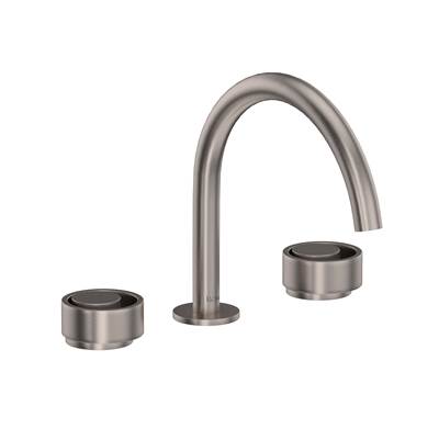 Rohl EC08D3IWSTN - Eclissi™ Widespread Lavatory Faucet With C-Spout