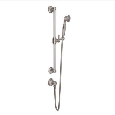 Rohl 1330STN - Handshower Set With 24" Slide Bar and Single Function Handshower