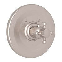 Rohl A4914XMSTN - 3/4" Thermostatic Trim Without Volume Control
