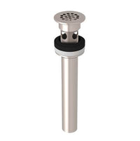 Rohl 7444STN - Lavatory Grid Drain With Overflow