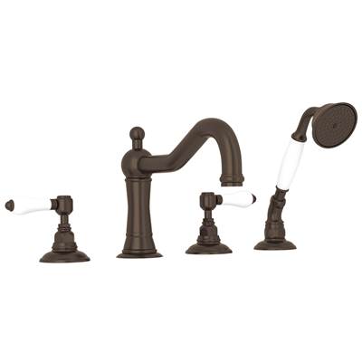 Rohl A1404LPTCB - Acqui® 4-Hole Deck Mount Tub Filler