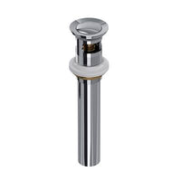 Rohl 0127DOFAPC - Lavatory Push Drain With Overflow