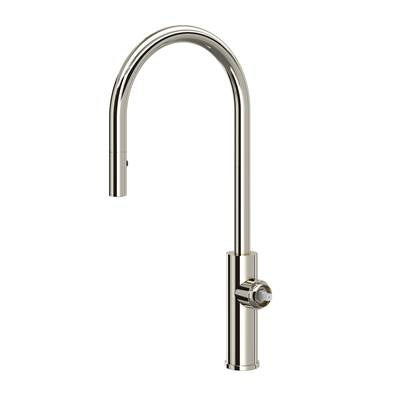 Rohl EC55D1PN - Eclissi™ Pull-Down Kitchen Faucet With C-Spout - Less Handle