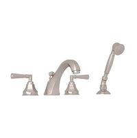 Rohl A1904LMSTN - Palladian® 4-Hole Deck Mount Tub Filler