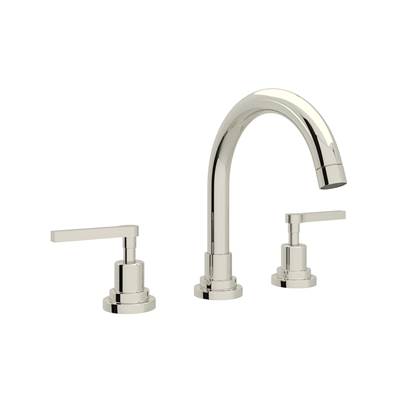 Rohl A2228LMPN-2 - Lombardia® Widespread Lavatory Faucet With C-Spout