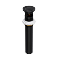 Rohl 0127DOFMB - Lavatory Push Drain With Overflow