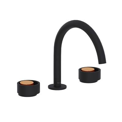 Rohl EC08D3IWMBG - Eclissi™ Widespread Lavatory Faucet With C-Spout