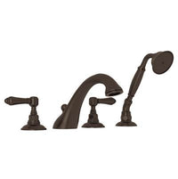 Rohl A1464LMTCB - Acqui® 4-Hole Deck Mount Tub Filler