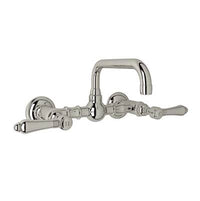 Rohl A1423LMPN-2 - Acqui® Wall Mount Bridge Lavatory Faucet With U-Spout