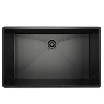 Rohl RSS3018BKS - Forze™ 30" Single Bowl Stainless Steel Kitchen Sink
