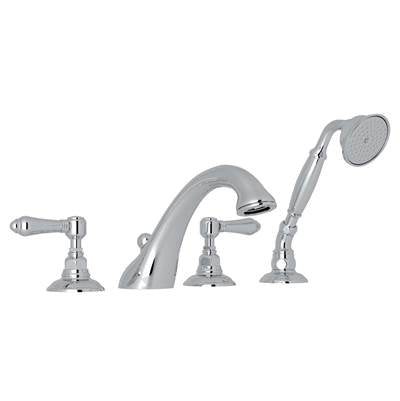 Rohl A1464LMAPC - Acqui® 4-Hole Deck Mount Tub Filler