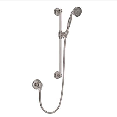 Rohl 1301ESTN - Handshower Set With 22" Slide Bar and Single Function Handshower