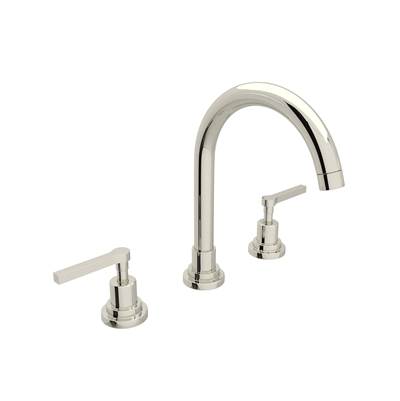 Rohl A2208LMPN-2 - Lombardia® Widespread Lavatory Faucet With C-Spout