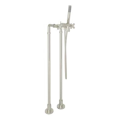 Rohl AKIT2202NXMPN - Lombardia® Floor Mount Tub Filler