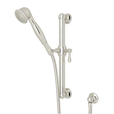 Rohl 1282PN - Handshower Set With 24" Grab Bar and Single Function Handshower