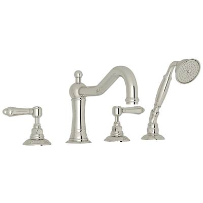 Rohl A1404LMPN - Acqui® 4-Hole Deck Mount Tub Filler