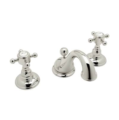 Rohl A1408XMPN-2 - Acqui® Widespread Lavatory Faucet With Low Spout