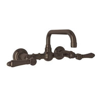 Rohl A1423LMTCB-2 - Acqui® Wall Mount Bridge Lavatory Faucet With U-Spout