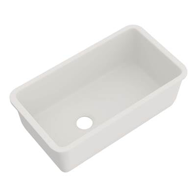 Rohl 6497-68 - Allia™ 34" Fireclay Single Bowl Undermount Kitchen Sink