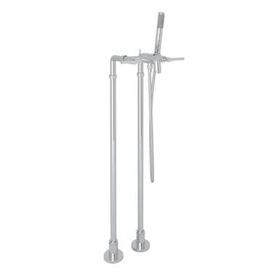 Rohl AKIT2202NLMAPC - Lombardia® Floor Mount Tub Filler