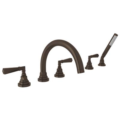 Rohl A2314LMTCB - San Giovanni™ 5-Hole Deck Mount Tub Filler