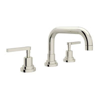 Rohl A2218LMPN-2 - Lombardia® Widespread Lavatory Faucet With U-Spout