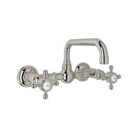 Rohl A1423XMPN-2 - Acqui® Wall Mount Bridge Lavatory Faucet With U-Spout