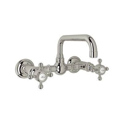 Rohl A1423XMPN-2 - Acqui® Wall Mount Bridge Lavatory Faucet With U-Spout
