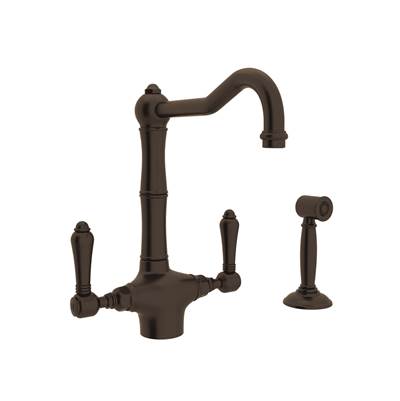 Rohl A1679LMWSTCB-2 - Acqui® Two Handle Kitchen Faucet With Side Spray